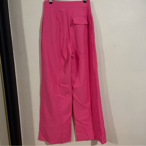 FUCHSIA WIDE LEG PANTS WOMAN SIZE SMALL - Never worn - Picture 2 of 9